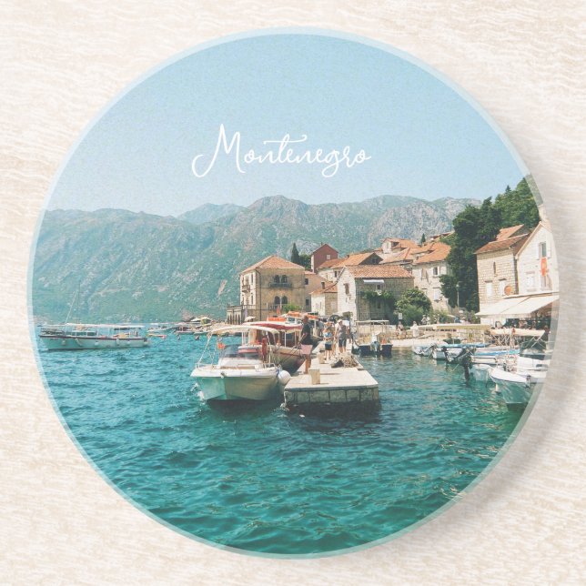 Coastal town of Perast,  Montenegro  Coaster (Front)