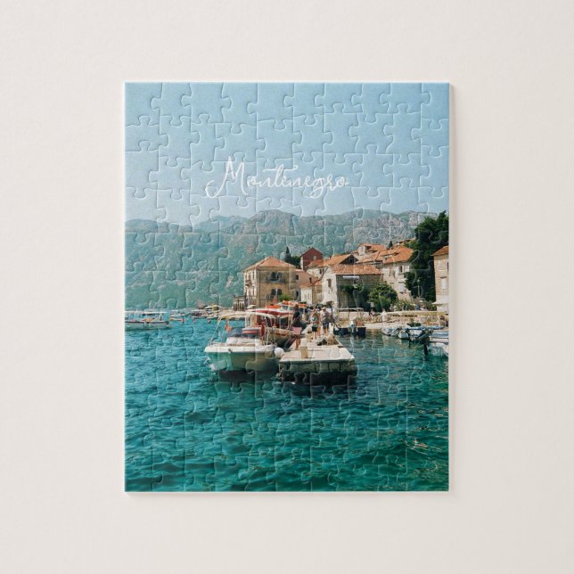 Coastal town of Perast,  Montenegro  Jigsaw Puzzle (Vertical)