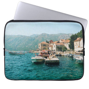 Coastal town of Perast, Montenegro Laptop Sleeve