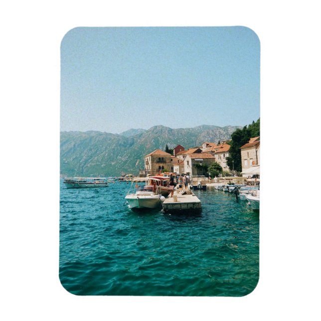 Coastal town of Perast,  Montenegro  Magnet (Vertical)