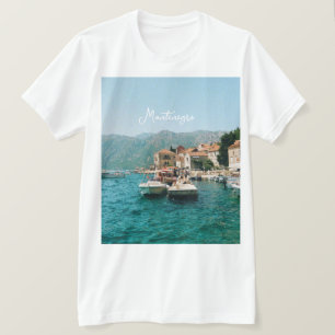 Coastal town of Perast, Montenegro T-Shirt