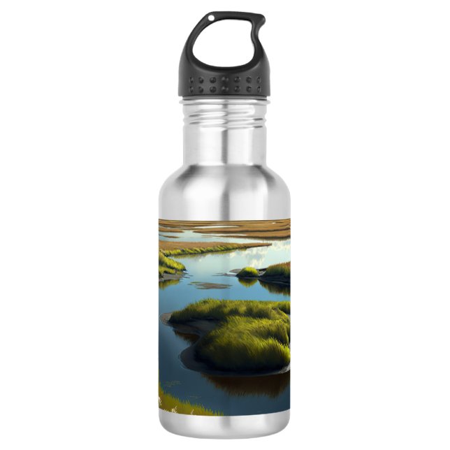 Coastal Tranquility 532 Ml Water Bottle (Front)