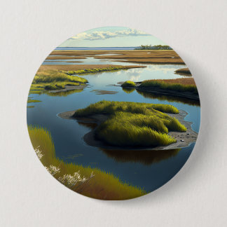 Coastal Tranquility 7.5 Cm Round Badge