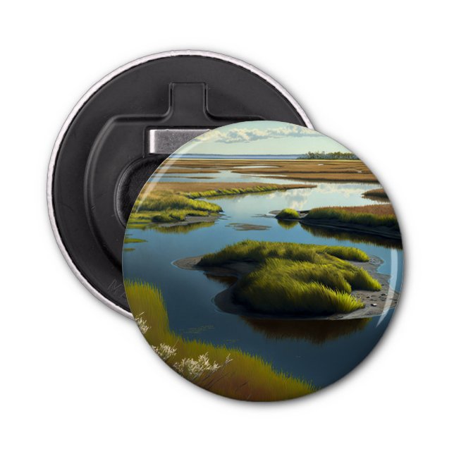 Coastal Tranquility Bottle Opener (Front)