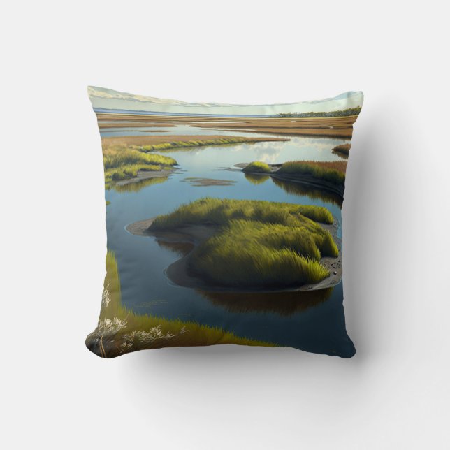Coastal Tranquility Cushion (Front)