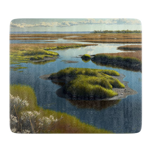 Coastal Tranquility Cutting Board (Front)
