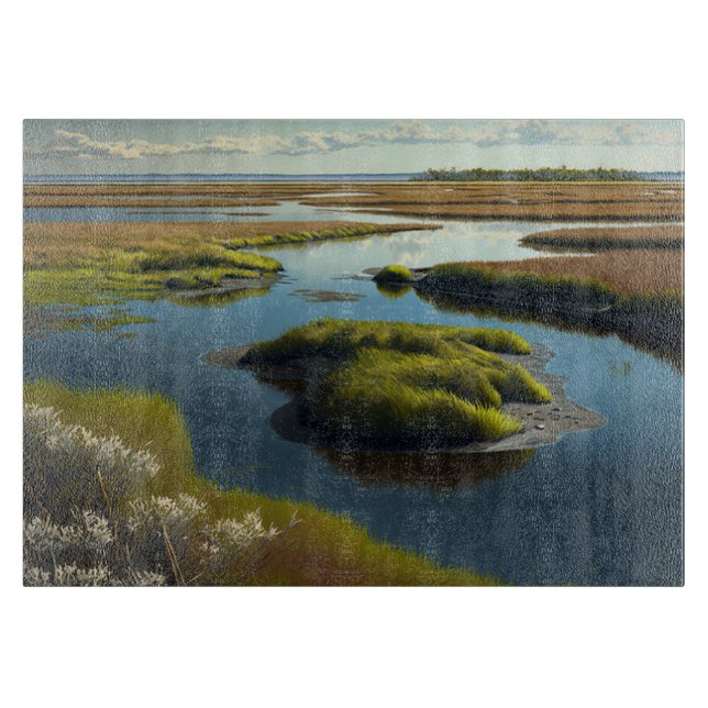 Coastal Tranquility Cutting Board (Front)