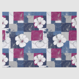 Coastal Tropical Hibiscus Pattern (6) Tissue Paper