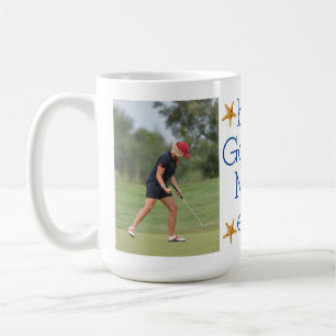 Coastal Two-Photo Best Golfing Mum Ever Coffee Mug
