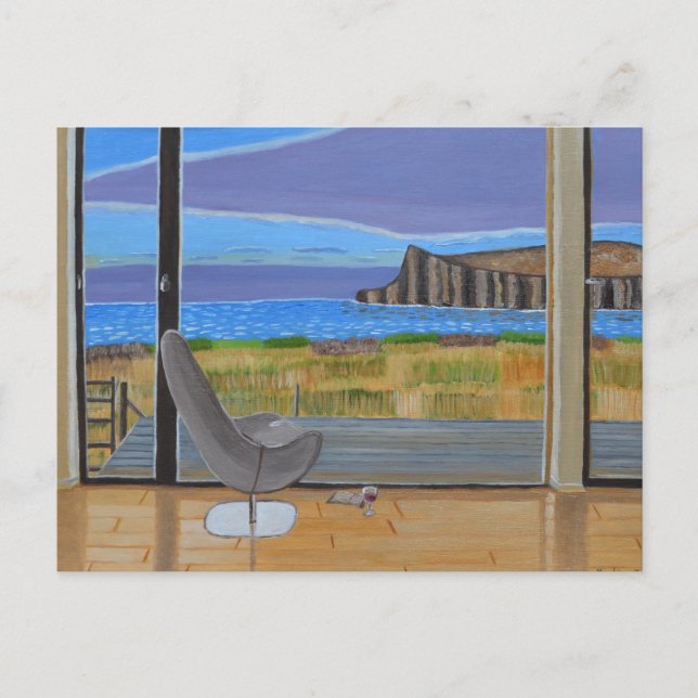 Coastal View From the window postcard  (Front)