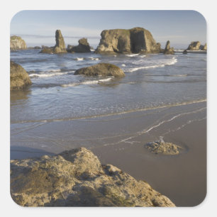 Coastal views, Bandon, Oregon Square Sticker