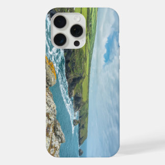 Coastal views from Willapark Lookout Boscastle iPhone 15 Pro Max Case