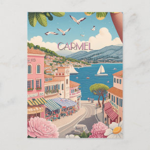 Coastal Village Charm Carmel California Postcard