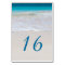 Coastal Vows Table Number Cards