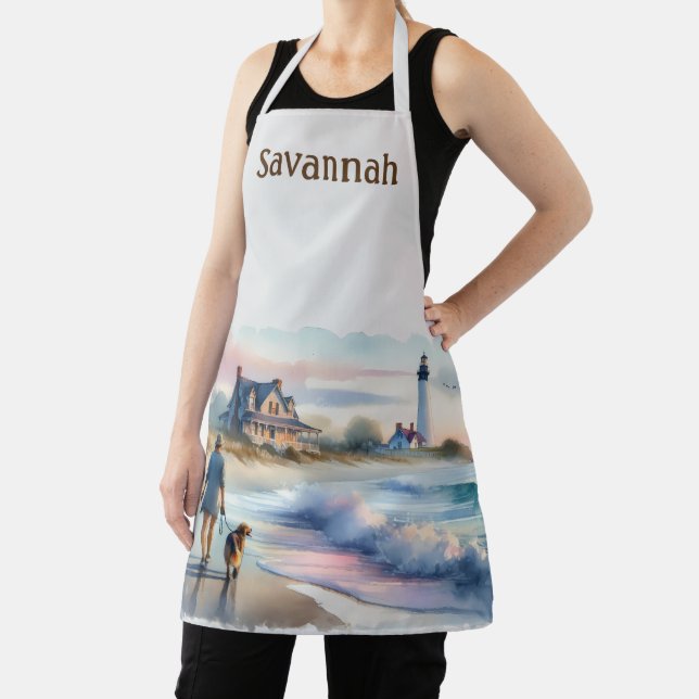 Coastal Walk to Lighthouse at Sunset Apron (Insitu)