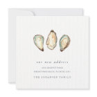 Coastal Watercolor Oyster Change of Address Moving