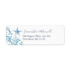 Coastal Watercolor Under the Sea Address Labels