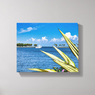 Coastal Waterfront Wall Art Tropical Ocean View