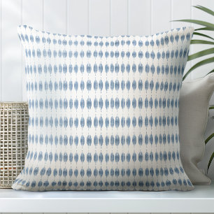 Coastal White Throw Pillow