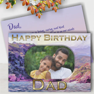 Coastal Yelapa Dad Birthday 1620 Card
