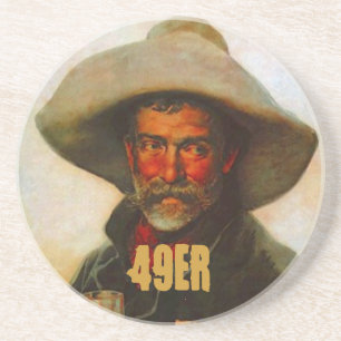 Coaster 49er Gold Mining Miner Gold Rush Miners 49