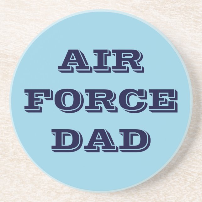 Coaster Air Force Dad (Front)