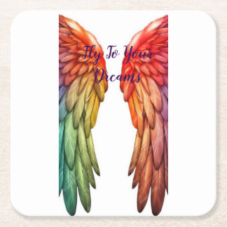 Coaster Angel Wings Barware Angelic Vibes