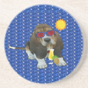 Coaster Baby Basset Hound Summer Time