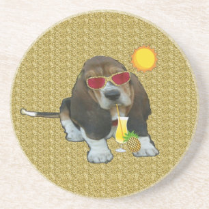 Coaster Baby Basset Hound Summer Time
