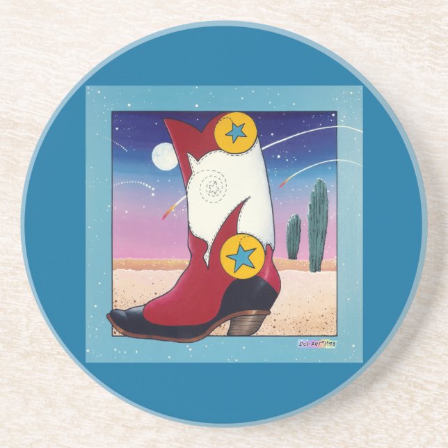 Coaster - Cowboy Boot, All Dressed Up (Front)