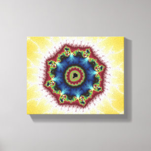 Coaster - Fractal Art Canvas Print