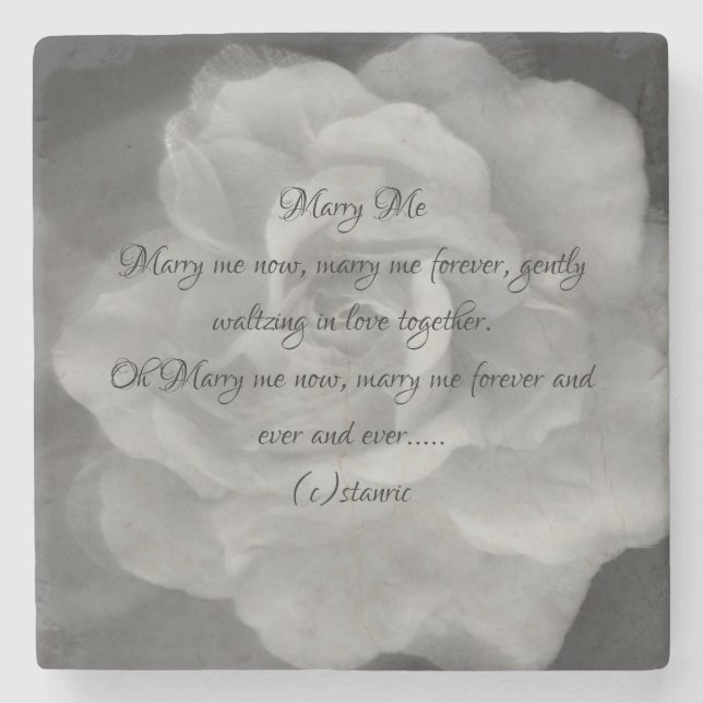 COASTER GIFT WEDDING COASTER ROMANTIC DESIGN  (Front)