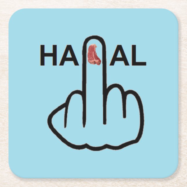 Coaster Halal Flip (Front)