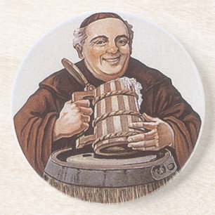 Coaster Happy Friar Monk Tasting Abbey-style beer