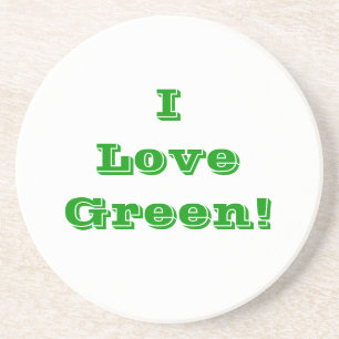 Coaster I Love Green