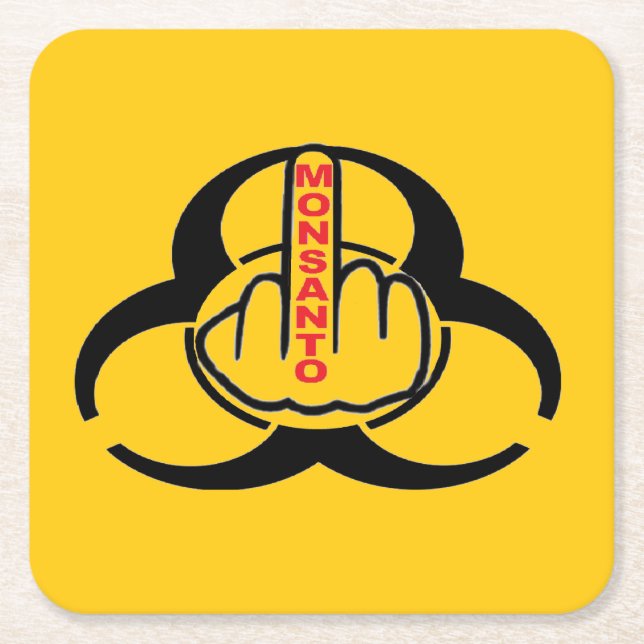 Coaster Monsanto Bio Hazard Flip (Front)