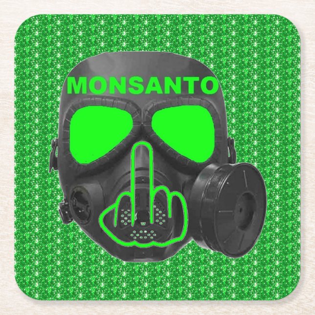 Coaster Monsanto Gas Mask Flip (Front)