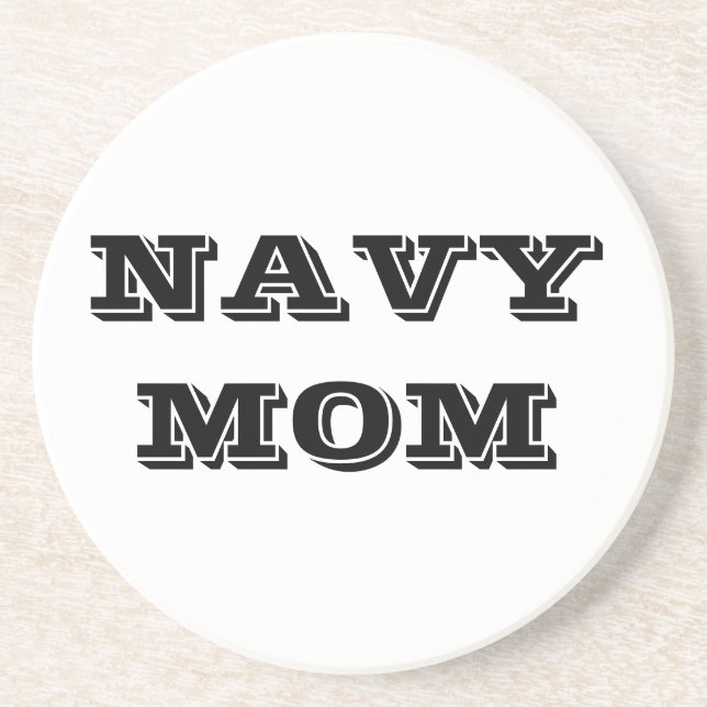 Coaster Navy Mum (Front)