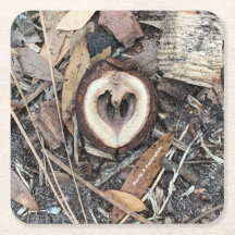 Coaster nut heart