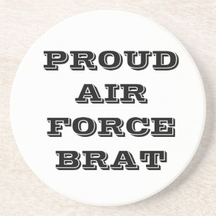 Coaster Proud Air Force Brat
