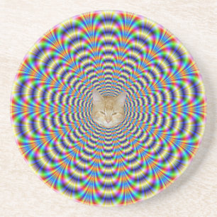 Coaster Psychedelic Ringed Pulse