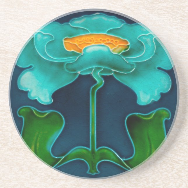coaster Sand stone Coaster Art Nouveau (Front)