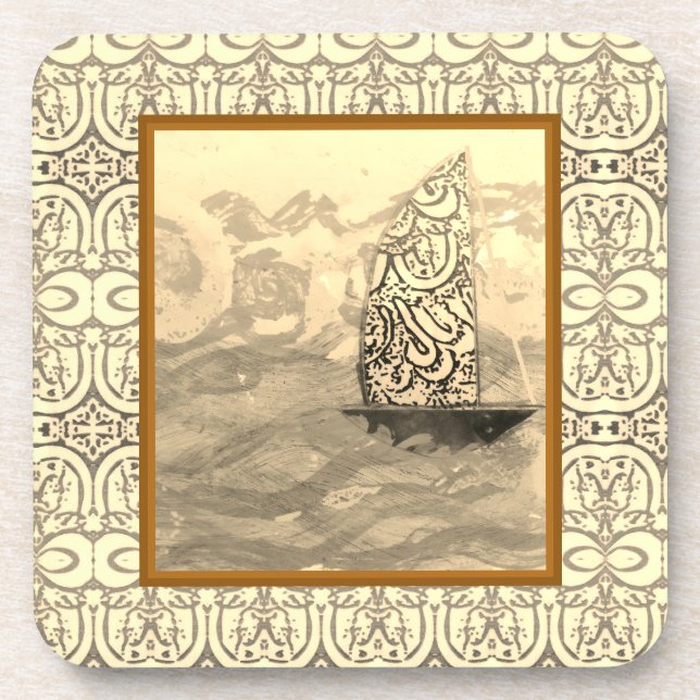 Coaster - Sepia Sail (Front)