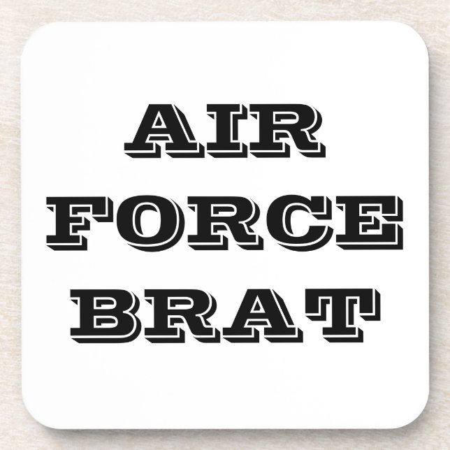Coaster Set Air Force Brat (Front)