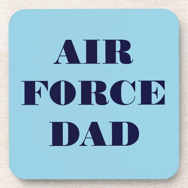 Coaster Set Air Force Dad (Front)