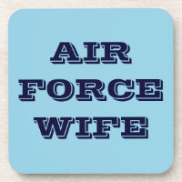 Coaster Set Air Force Wife