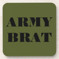 Coaster Set Army Brat