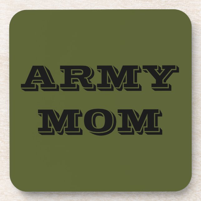Coaster Set Army Mum (Front)