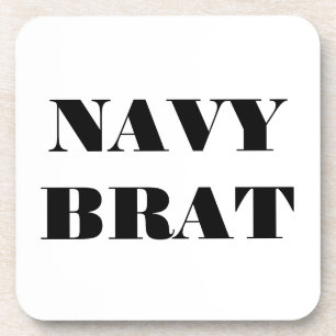 Coaster Set Navy Brat