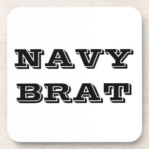 Coaster Set Navy Brat